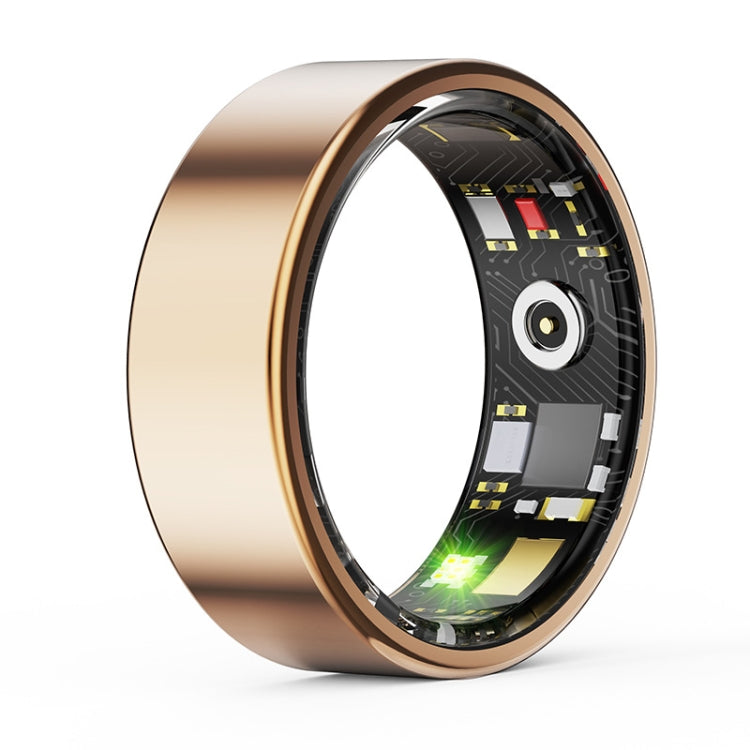 R11M SIZE 10 Smart Ring, Support Heart Rate / Blood Oxygen / Sleep / Multiple Sports Modes(Gold) by buy2fix