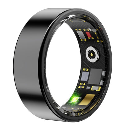 R11M SIZE 12 Smart Ring, Support Heart Rate / Blood Oxygen / Sleep / Multiple Sports Modes(Black) by buy2fix