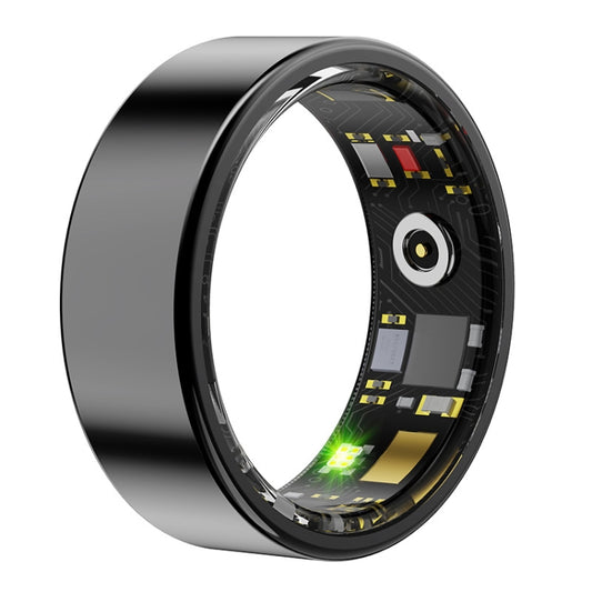 R11M SIZE 12 Smart Ring, Support Heart Rate / Blood Oxygen / Sleep / Multiple Sports Modes(Black) by buy2fix