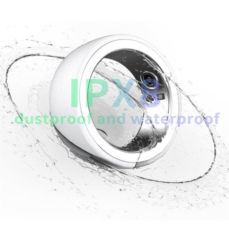 R8 SIZE 16 Smart Ring, Support Heart Rate / Blood Oxygen / Sleep / Multiple Sports Modes(White) by buy2fix