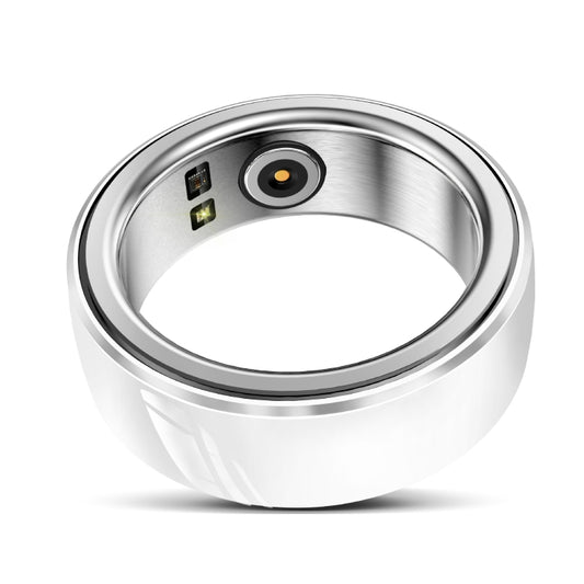 R8 SIZE 18 Smart Ring, Support Heart Rate / Blood Oxygen / Sleep / Multiple Sports Modes(White) by buy2fix