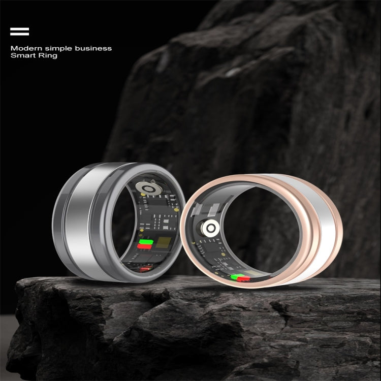 R18 SIZE 9 Smart Ring, Support Heart Rate / Blood Oxygen / Sleep/ Multiple Sports Modes(Gold) by buy2fix