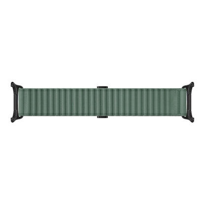 For Apple Watch Ultra 2 49mm Off Road Magnetic Buckle Braided Nylon Watch Band(Army Green) by buy2fix