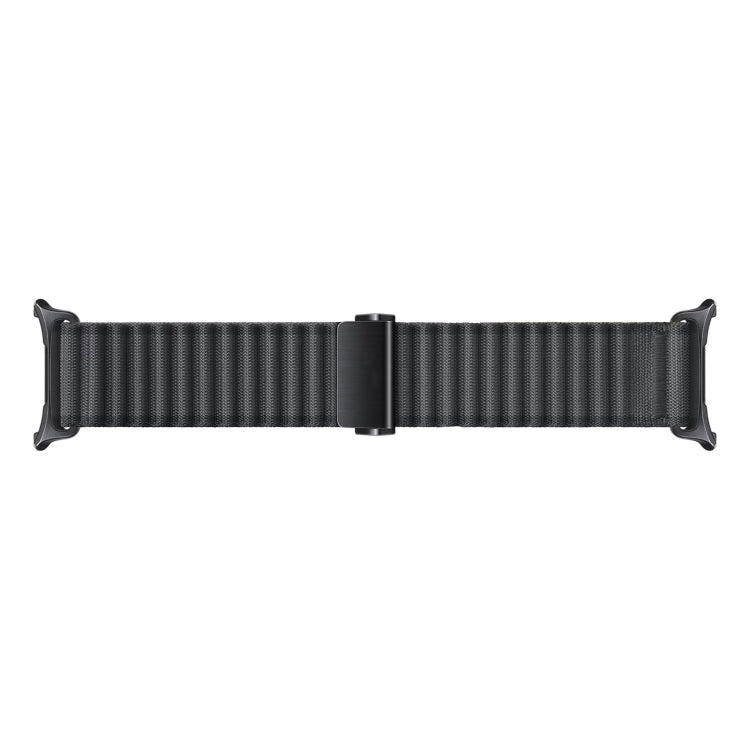 For Apple Watch Ultra 49mm Off Road Magnetic Buckle Braided Nylon Watch Band(Dark Gray) by buy2fix