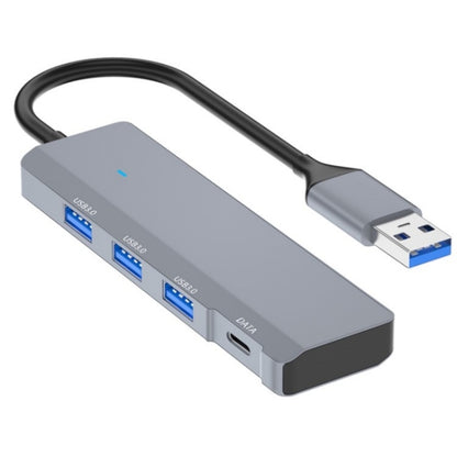ADS-309A Aluminum Alloy USB to 3 x USB 3.0 + Type-C Data Port Expansion Hub Adapter by buy2fix