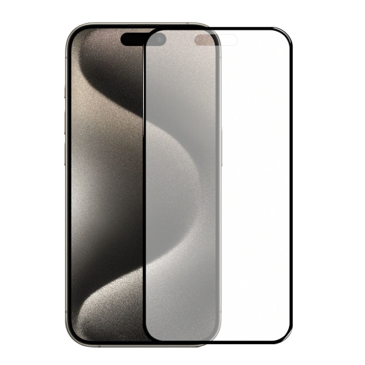 For iPhone 15 Pro NORTHJO Matte Silkscreen Anti-Fingerprint Tempered Glass Film - iPhone 15 Pro Tempered Glass by NORTHJO | Online Shopping UK | buy2fix