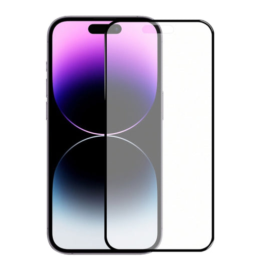 For iPhone 14 Pro Max NORTHJO Matte Silkscreen Anti-Fingerprint Tempered Glass Film - iPhone 14 Pro Max Tempered Glass by NORTHJO | Online Shopping UK | buy2fix
