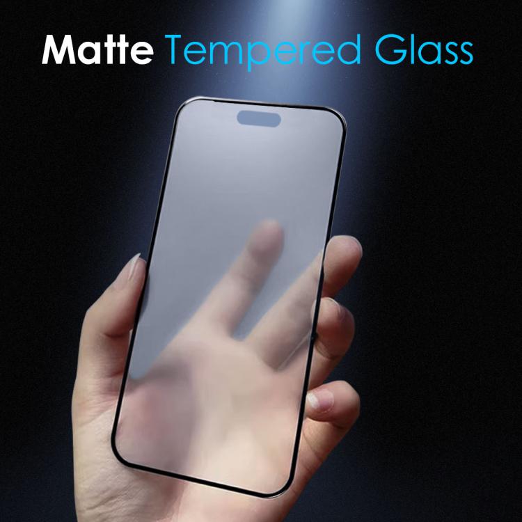 For iPhone Air NORTHJO Matte Silkscreen Anti-Fingerprint Tempered Glass Film - iPhone Air Tempered Glass by NORTHJO | Online Shopping UK | buy2fix