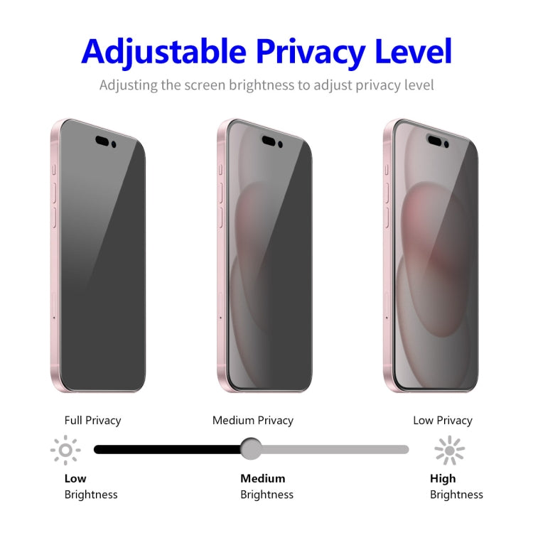 For iPhone 15 ENKAY Hat-Prince 28 Degree Anti-peeping Privacy Tempered Glass Film - iPhone 15 Tempered Glass by ENKAY | Online Shopping UK | buy2fix
