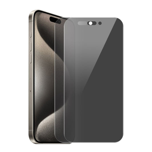 For iPhone 15 Pro Max 2pcs ENKAY Hat-Prince 28 Degree Anti-peeping Privacy Tempered Glass Film by ENKAY
