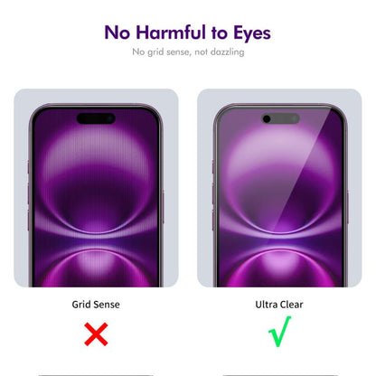 For iPhone 17 Air 2pcs ENKAY Hat-Prince 28 Degree Anti-peeping Privacy Tempered Glass Film - iPhone 17 Air Tempered Glass by ENKAY | Online Shopping UK | buy2fix