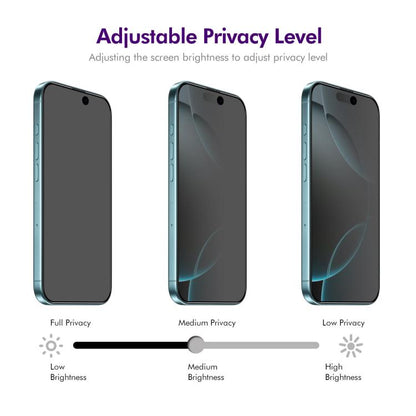 For iPhone 17 2pcs ENKAY Hat-Prince 28 Degree Anti-peeping Privacy Tempered Glass Film - iPhone 17 Tempered Glass by ENKAY | Online Shopping UK | buy2fix