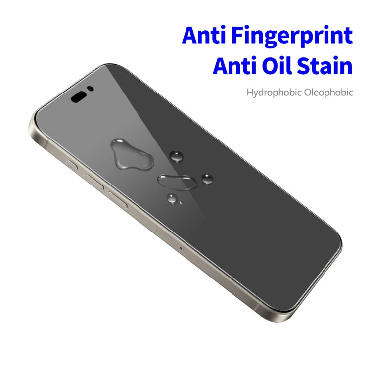 For iPhone 15 Pro 5pcs ENKAY Hat-Prince 28 Degree Anti-peeping Privacy Tempered Glass Film - iPhone 15 Pro Tempered Glass by ENKAY | Online Shopping UK | buy2fix
