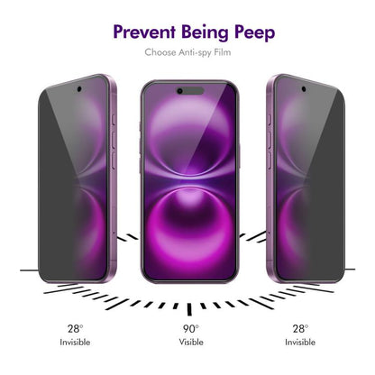 For iPhone Air 5pcs ENKAY Hat-Prince 28 Degree Anti-peeping Privacy Tempered Glass Film - iPhone Air Tempered Glass by ENKAY | Online Shopping UK | buy2fix