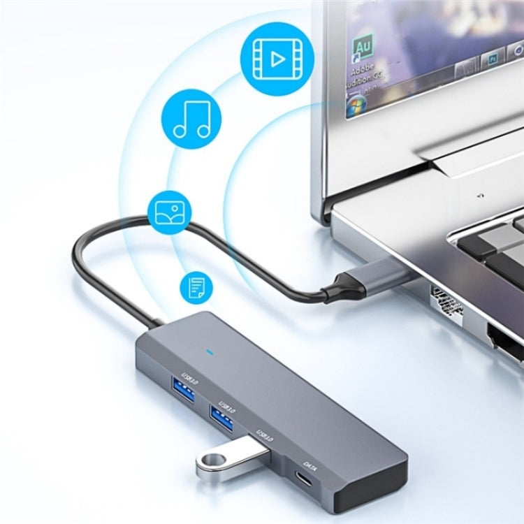 ADS-309C Type-C + 3 x USB 3.0 HUB Docking Station, Type-C Port by buy2fix