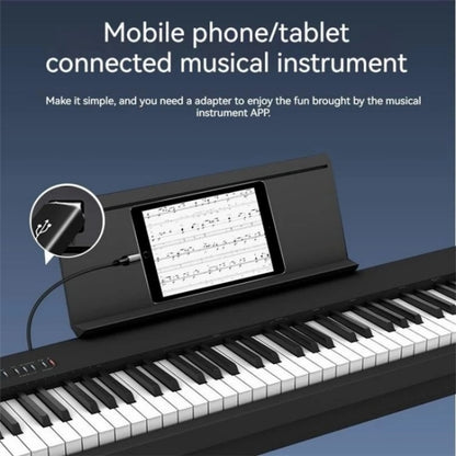 ADS-618 USB-C / Type-C Female to MIDI Male Electric Piano Printer Scanner Adapter(Black) by buy2fix