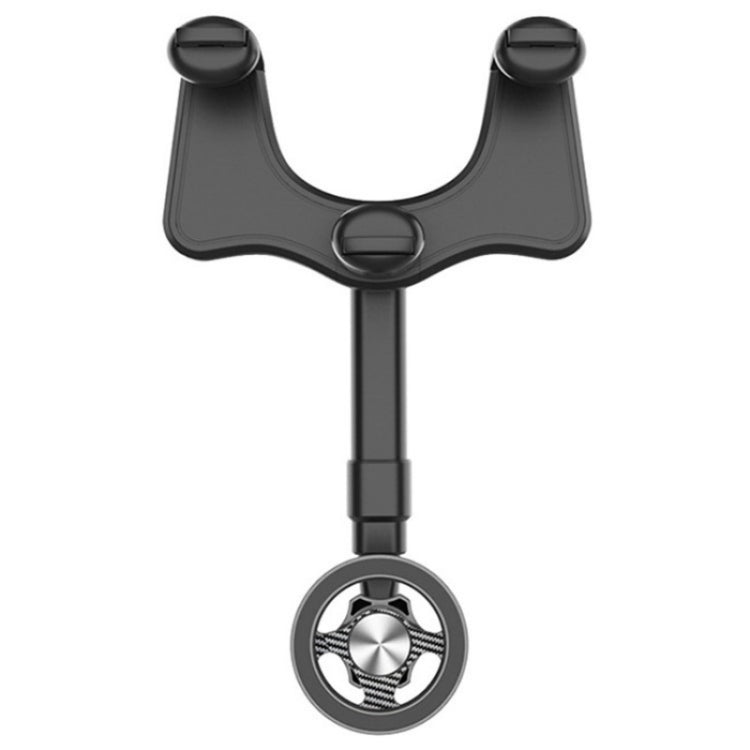 23-H06 Magnetic Phone Bracket Adjustable Angle Car Rearview Mirror Mount Holder by buy2fix