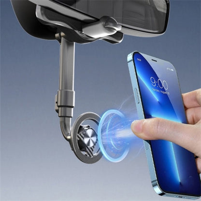 23-H06 Magnetic Phone Bracket Adjustable Angle Car Rearview Mirror Mount Holder by buy2fix