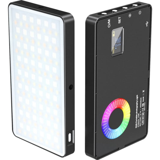 M1SE 12 Effects RGB Photography Lamp 0.96-inch TFT Screen Pocket Fill Light by buy2fix