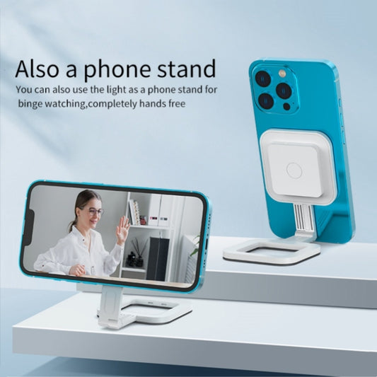 V18 Portable Skin Beauty Live Streaming LED Fill Light Magnetic Phone Selfie Lamp(Black) - Selfie Light by buy2fix | Online Shopping UK | buy2fix