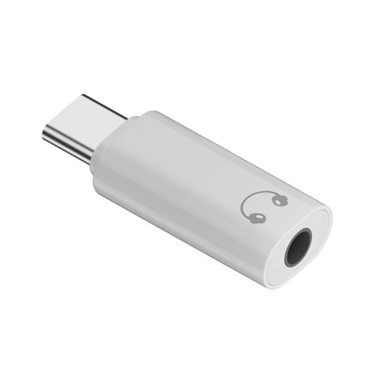 Type-C to 3.5mm Headphone Plug Conversion Adapter For iPhone 15 Audio DAC Decoding(White)