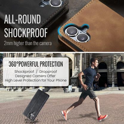 For iPhone 17 CaseMe 013 Multifunctional Horizontal Flip Leather Phone Case(Black) - iPhone 17 Cases by CaseMe | Online Shopping UK | buy2fix