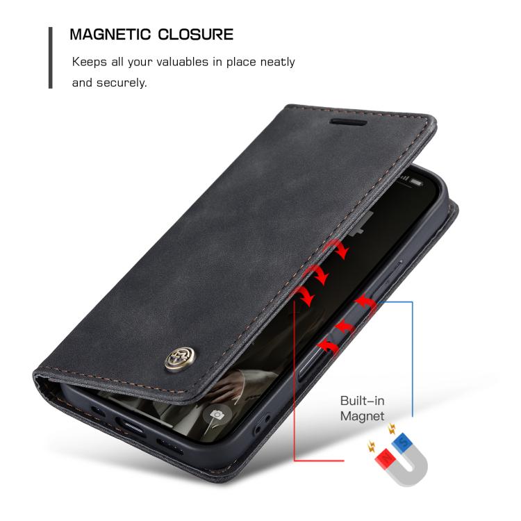 For iPhone 17 CaseMe 013 Multifunctional Horizontal Flip Leather Phone Case(Black) - iPhone 17 Cases by CaseMe | Online Shopping UK | buy2fix