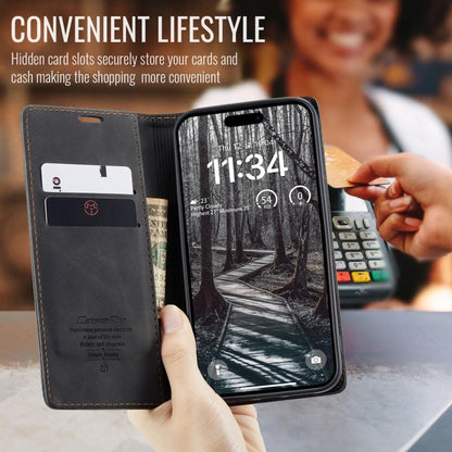 For iPhone 17 Pro Max CaseMe 013 Multifunctional Horizontal Flip Leather Phone Case(Black) - iPhone 17 Pro Max Cases by CaseMe | Online Shopping UK | buy2fix