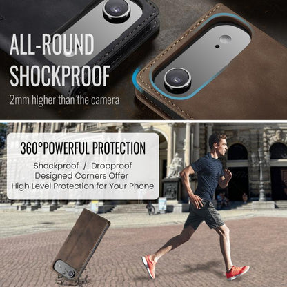 For iPhone Air CaseMe 013 Multifunctional Horizontal Flip Leather Phone Case(Coffee) - iPhone Air Cases by CaseMe | Online Shopping UK | buy2fix
