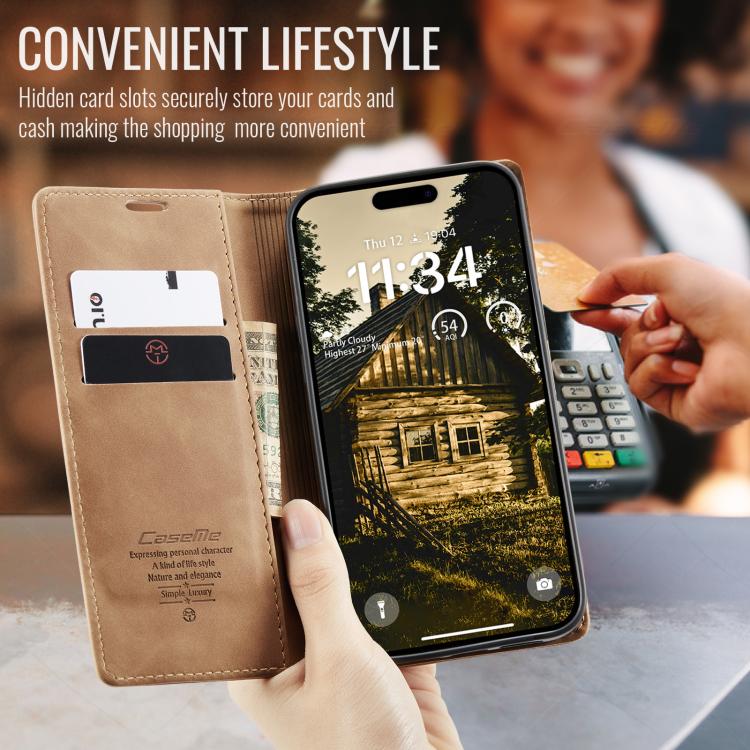 For iPhone Air CaseMe 013 Multifunctional Horizontal Flip Leather Phone Case(Brown) - iPhone Air Cases by CaseMe | Online Shopping UK | buy2fix