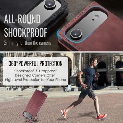 For iPhone 17 Air CaseMe 013 Multifunctional Horizontal Flip Leather Phone Case(Red) - iPhone 17 Air Cases by CaseMe | Online Shopping UK | buy2fix