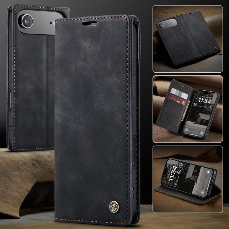 For iPhone 17 Air CaseMe 013 Multifunctional Horizontal Flip Leather Phone Case(Black) - iPhone 17 Air Cases by CaseMe | Online Shopping UK | buy2fix