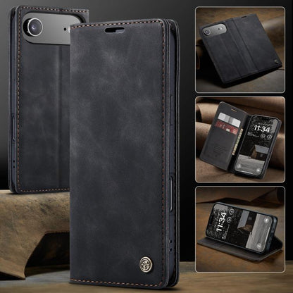 For iPhone 17 Air CaseMe 013 Multifunctional Horizontal Flip Leather Phone Case(Black) - iPhone 17 Air Cases by CaseMe | Online Shopping UK | buy2fix