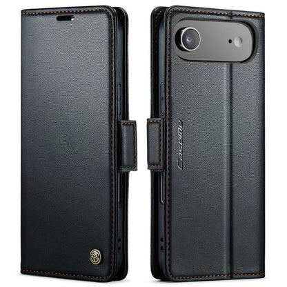 For iPhone Air CaseMe 023 Butterfly Buckle Litchi Texture RFID Anti-theft Leather Phone Case(Black) - iPhone Air Cases by CaseMe | Online Shopping UK | buy2fix