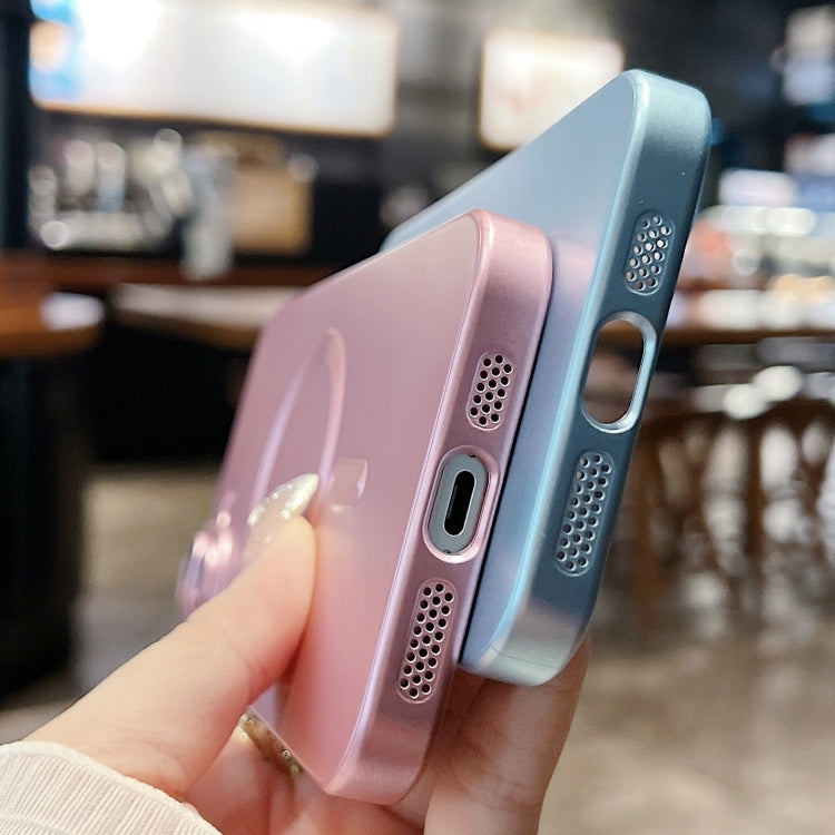 For iPhone 11 Pro Metallic Paint Magsafe Liquid TPU Phone Case(Green) by buy2fix