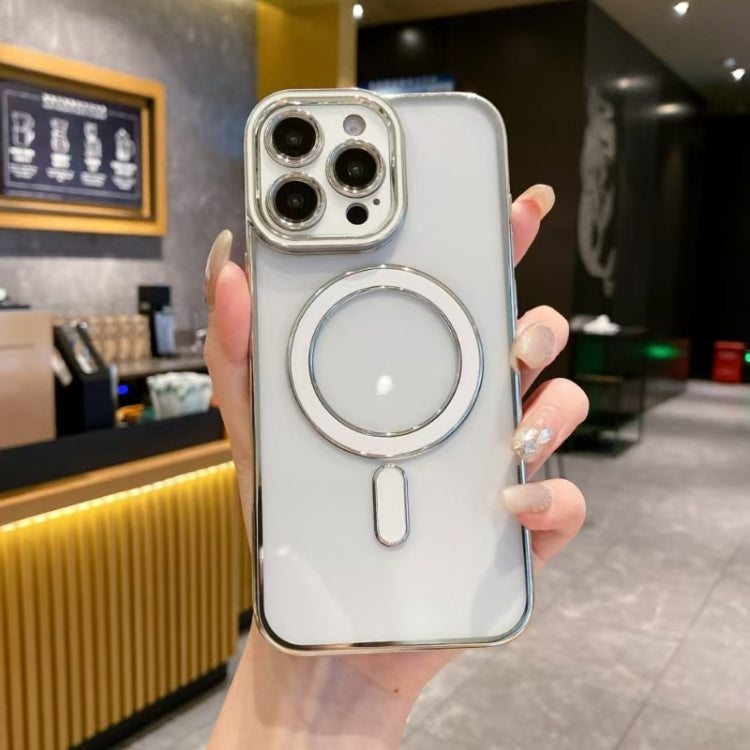 For iPhone 16 Pro Imitation Original Magsafe TPU Phone Case(White) by buy2fix