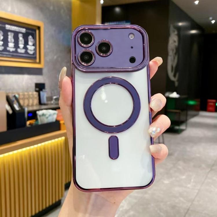 For iPhone 17 Pro Max Imitation Original Magsafe TPU Phone Case(Purple) - iPhone 17 Pro Max Cases by buy2fix | Online Shopping UK | buy2fix