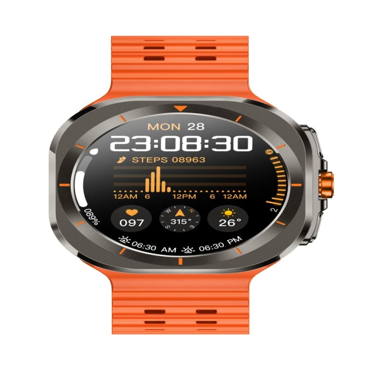 Z7 Ultra 1.46 inch Color Screen Smart Watch, Support Bluetooth Call / Health Monitoring(Orange) by buy2fix