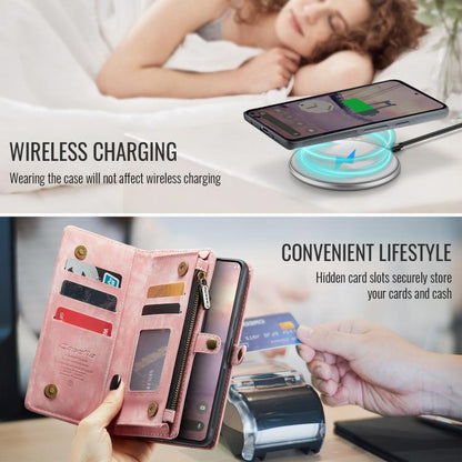 For Google Pixel 10 Pro XL CaseMe 008 Detachable Multifunctional Leather Phone Case(Pink) - Google Cases by CaseMe | Online Shopping UK | buy2fix