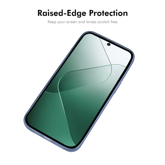 For Xiaomi 14 ENKAY Hat-Prince Translucent Matte TPU Phone Case with Lens Film(White) - Xiaomi Cases by ENKAY | Online Shopping UK | buy2fix