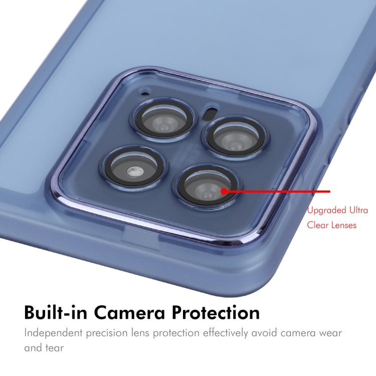 For Xiaomi 14 ENKAY Hat-Prince Translucent Matte TPU Phone Case with Lens Film(White) - Xiaomi Cases by ENKAY | Online Shopping UK | buy2fix