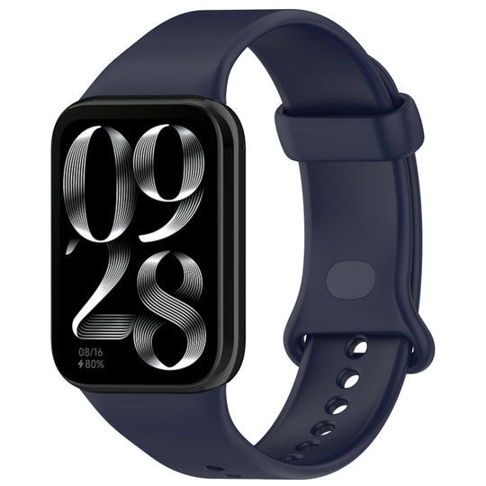 For Xiaomi Band 10 Pro / 9 Pro / Redmi Watch 6 Butterfly Color Buckle Silicone Watch Band(Dark Blue)