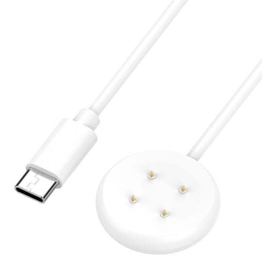 For Google Pixel Watch 3 41 / 45mm USB-C / Type-C Interface Smart Watch Charging Cable, Length: 1m(White)