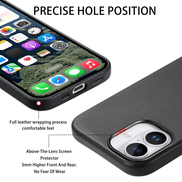 For iPhone 16 Plus Electroplated Metal Button MagSafe Phone Case(Black) - iPhone 16 Plus Cases by buy2fix | Online Shopping UK | buy2fix