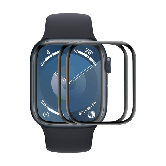 For Apple Watch Series 11 / 10 42mm 2 PCS/Pack ENKAY 3D Full Coverage Soft PC Edge PMMA HD Screen Film