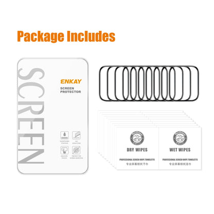 For Apple Watch Series 11 / 10 42mm 10pcs ENKAY 3D Full Coverage Soft PC Edge PMMA HD Screen Film by ENKAY