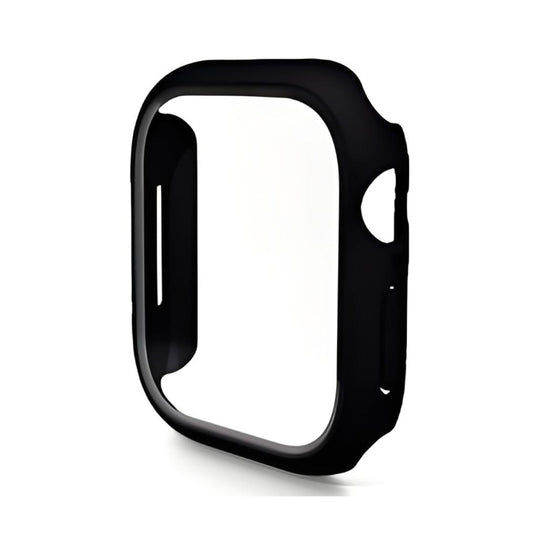 For Apple Watch Series 11 / 10 42mm ENKAY Hat-Prince PC Tempered Glass Film Integrated Watch Case(Black)