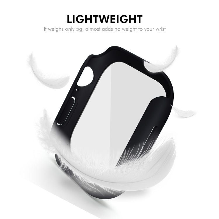 For Apple Watch Series 11 / 10 46mm ENKAY Hat-Prince PC Tempered Glass Film Integrated Watch Case(Transparent) by ENKAY