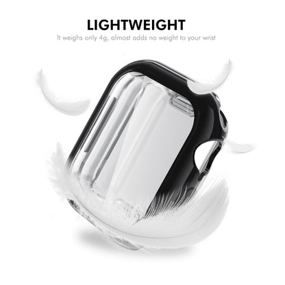 For Apple Watch Series 11 / 10 46mm ENKAY Hat-Prince Electroplated Soft TPU Case with Screen Film(Golden) by ENKAY