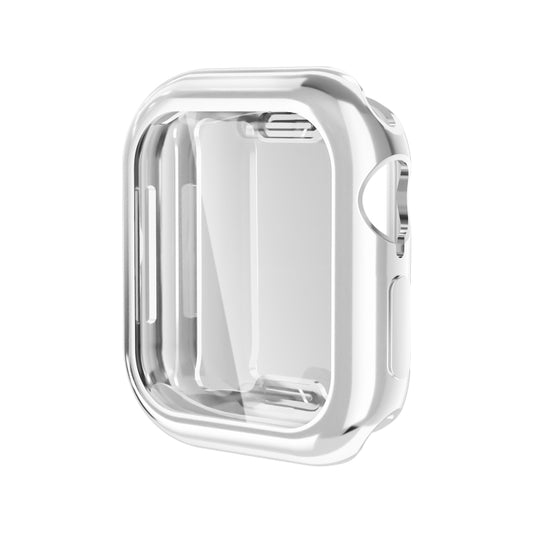 For Apple Watch Series 10 42mm Full Coverage TPU Electroplated Watch Case(Sliver) - Watch Cases by buy2fix | Online Shopping UK | buy2fix